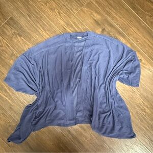 AKEMI & KIN ANTHROPOLOGIE NAVY OVERSIZED CARDIGAN POCKETS